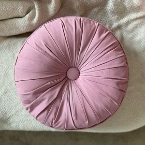 Pink Round Pillow